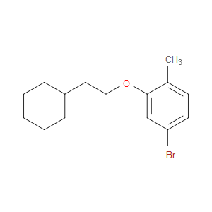 4-Bromo-2-(2-cyclohexylethoxy)-1-methylbenzene