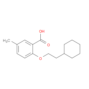 2-(2-Cyclohexylethoxy)-5-methylbenzoic acid