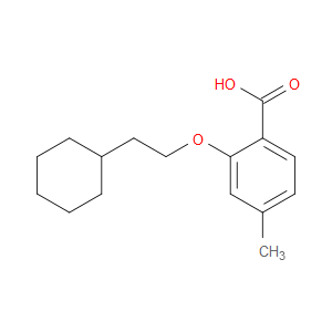 2-(2-Cyclohexylethoxy)-4-methylbenzoic acid
