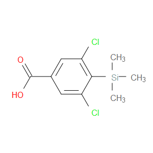 Benzoic acid, 3,5-dichloro-4-(trimethylsilyl)-