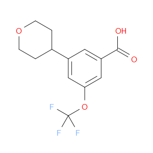Benzoic acid, 3-(tetrahydro-2H-pyran-4-yl)-5-(trifluoromethoxy)-