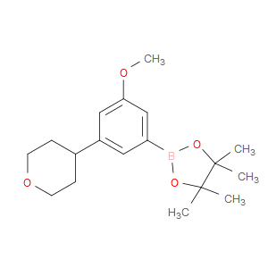 Tetrahydro-4-[3-methoxy-5-(4,4,5,5-tetramethyl-1,3,2-dioxaborolan-2-yl)phenyl...
