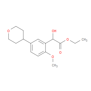 Ethyl α-hydroxy-2-methoxy-5-(tetrahydro-2H-pyran-4-yl)benzeneacetate