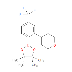 Tetrahydro-4-[2-(4,4,5,5-tetramethyl-1,3,2-dioxaborolan-2-yl)-5-(trifluoromet...