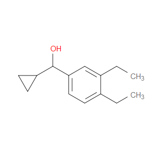 cyclopropyl(3,4-diethylphenyl)methanol