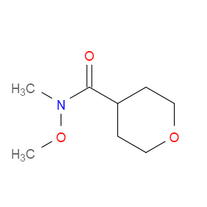 N-methoxy-N-methyltetrahydro-2H-pyran-4-carboxamide