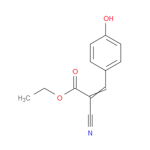 2-Cyano-3-(4-hydroxyphenyl)-2-propenoic acid ethyl ester