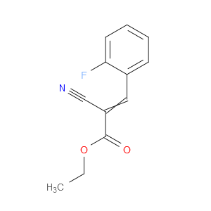 Ethyl 2-cyano-3-(2-fluorophenyl)-2-propenoate