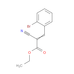 Ethyl 3-(2-bromophenyl)-2-cyano-2-propenoate