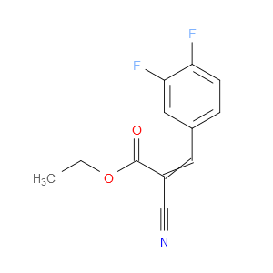 2-Propenoic acid, 2-cyano-3-(3,4-difluorophenyl)-, ethyl ester