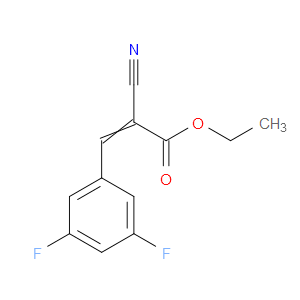 2-Propenoic acid, 2-cyano-3-(3,5-difluorophenyl)-, ethyl ester