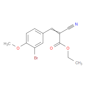 Ethyl 3-(3-bromo-4-methoxyphenyl)-2-cyano-2-propenoate