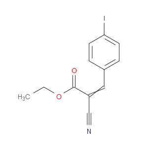 Ethyl 2-cyano-3-(4-iodophenyl)-2-propenoate