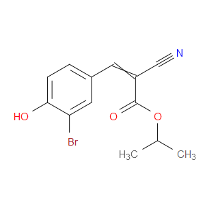 1-Methylethyl 3-(3-bromo-4-hydroxyphenyl)-2-cyano-2-propenoate