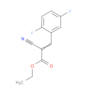 2-Propenoic acid, 2-cyano-3-(2,5-difluorophenyl)-, ethyl ester
