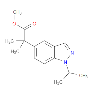 Methyl α,α-dimethyl-1-(1-methylethyl)-1H-indazole-5-acetate