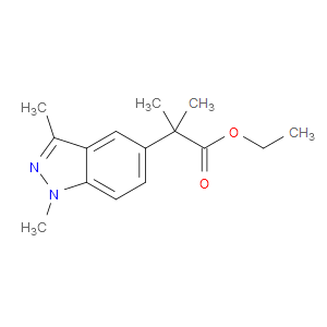 Ethyl α,α,1,3-tetramethyl-1H-indazole-5-acetate