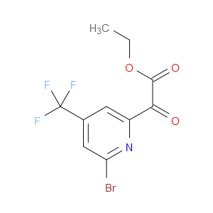 ethyl 2-(6-bromo-4-(trifluoromethyl)pyridin-2-yl)-2-oxoacetate