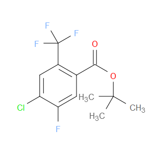 tert-butyl 4-chloro-5-fluoro-2-(trifluoromethyl)benzoate