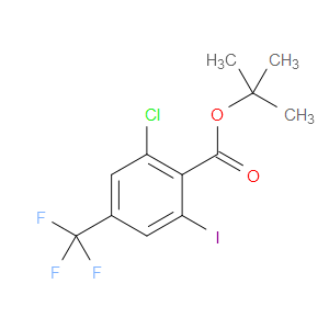 tert-butyl 2-chloro-6-iodo-4-(trifluoromethyl)benzoate