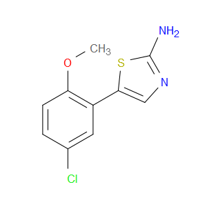 5-(5-Chloro-2-methoxyphenyl)thiazol-2-amine