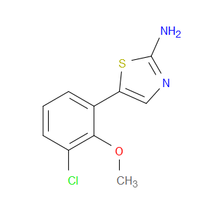 5-(3-Chloro-2-methoxyphenyl)thiazol-2-amine