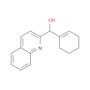 α-1-Cyclohexen-1-yl-2-quinolinemethanol
