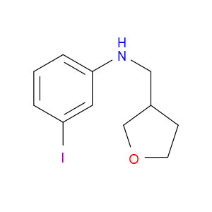 Tetrahydro-N-(3-iodophenyl)-3-furanmethanamine