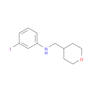 Tetrahydro-N-(3-iodophenyl)-2H-pyran-4-methanamine