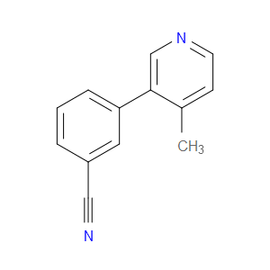 3-(4-Methyl-3-pyridinyl)benzonitrile