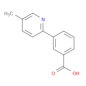 Benzoic acid, 3-(5-methyl-2-pyridinyl)-