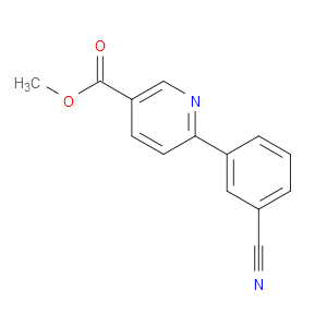 Methyl 6-(3-cyanophenyl)-3-pyridinecarboxylate