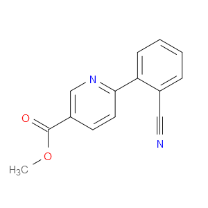 Methyl 6-(2-cyanophenyl)-3-pyridinecarboxylate