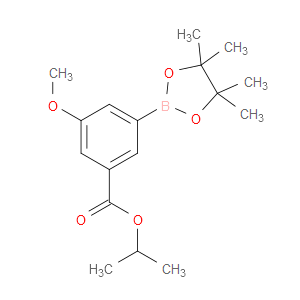 isopropyl 3-methoxy-5-(4,4,5,5-tetramethyl-1,3,2-dioxaborolan-2-yl)benzoate