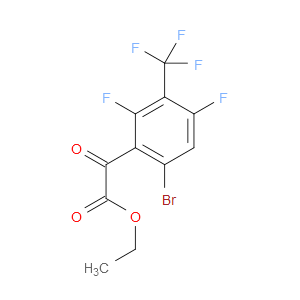 ethyl 2-(6-bromo-2,4-difluoro-3-(trifluoromethyl)phenyl)-2-oxoacetate