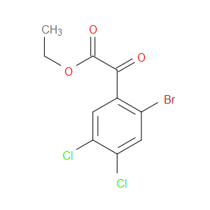 ethyl 2-(2-bromo-4,5-dichlorophenyl)-2-oxoacetate