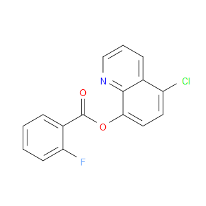 5-Chloro-8-quinolinyl 2-fluorobenzoate