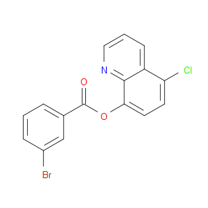 5-Chloro-8-quinolinyl 3-bromobenzoate