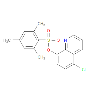 5-Chloro-8-quinolinyl 2,4,6-trimethylbenzenesulfonate