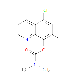 Carbamic acid, dimethyl-, 5-chloro-7-iodo-8-quinolinyl ester
