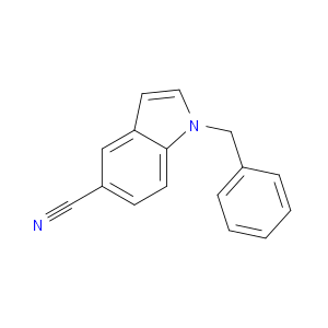 1-(Phenylmethyl)-1H-indole-5-carbonitrile