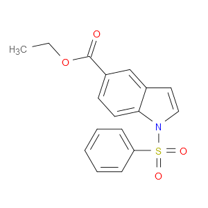 Ethyl 1-(phenylsulfonyl)-1H-indole-5-carboxylate