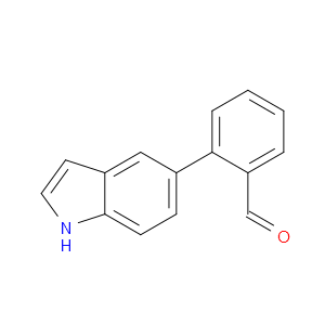 Benzaldehyde, 2-(1H-indol-5-yl)-