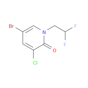2(1H)-Pyridinone, 5-bromo-3-chloro-1-(2,2-difluoroethyl)-