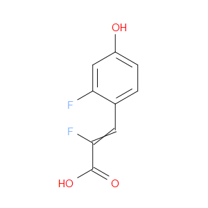 2-Fluoro-3-(2-fluoro-4-hydroxyphenyl)-2-propenoic acid