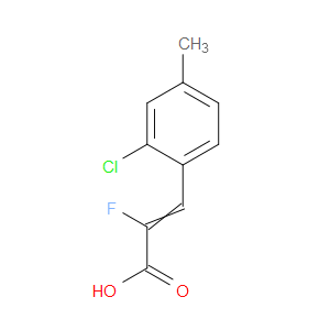 3-(2-Chloro-4-methylphenyl)-2-fluoro-2-propenoic acid