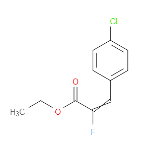 Ethyl 3-(4-chlorophenyl)-2-fluoro-2-propenoate
