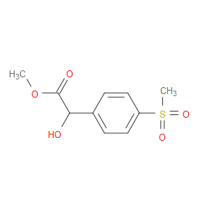Methyl α-hydroxy-4-(methylsulfonyl)benzeneacetate