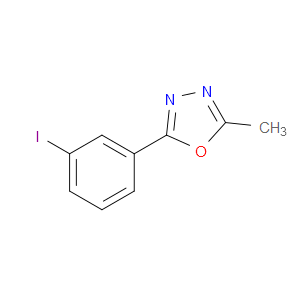 2-(3-iodophenyl)-5-methyl-1,3,4-oxadiazole