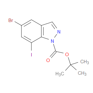 tert-butyl 5-bromo-7-iodo-1H-indazole-1-carboxylate